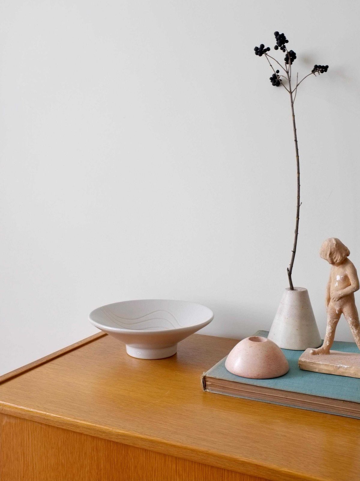 Stoneware Footed Bowl By Ingegärd Burmeister For Gabriel Keramik | Sweden | 1960s photo furniture
