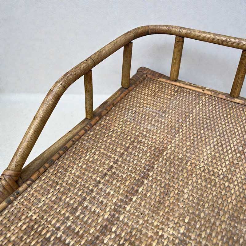 Vintage Bamboo Desk Dressing Or Console Table photo 495.0
