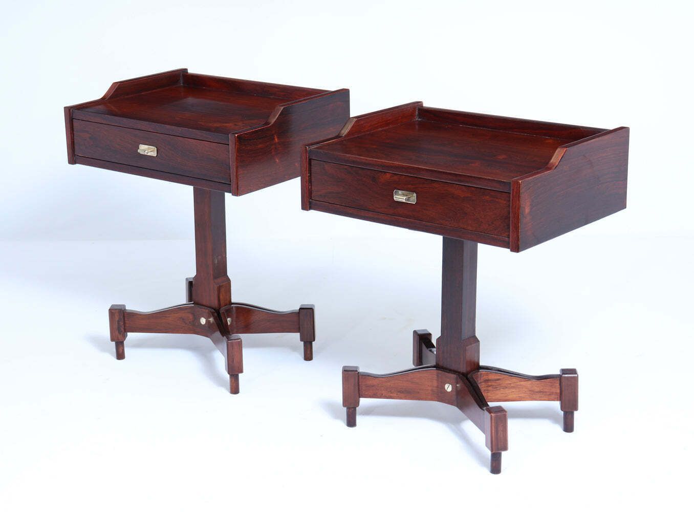 Pair Of Mid Century Italian Bedside Tables By Sormani photo furniture
