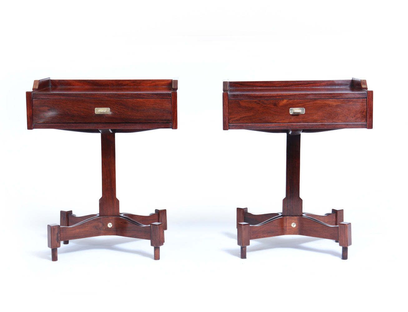 Pair Of Mid Century Italian Bedside Tables By Sormani photo for sale
