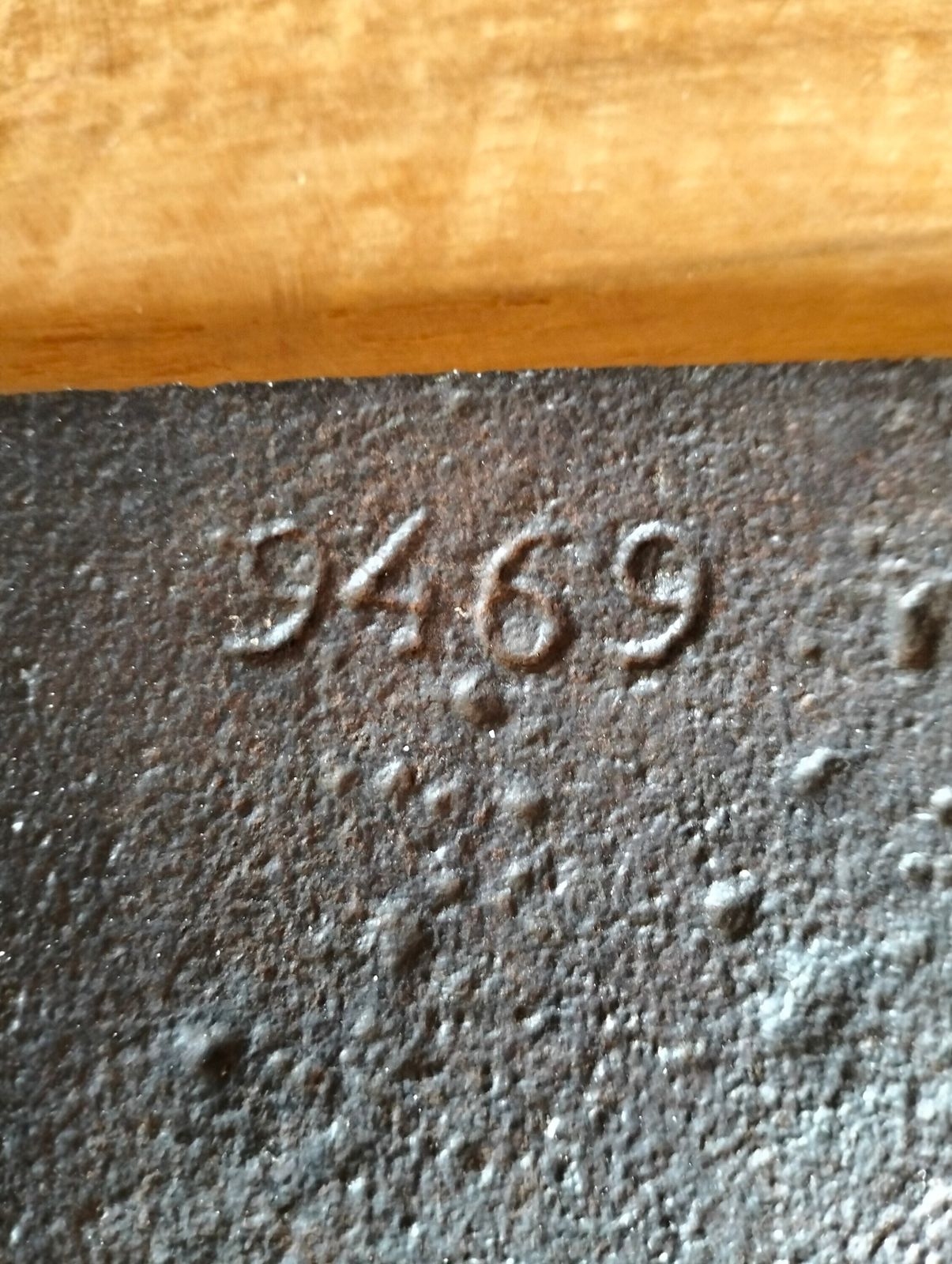Antique Cast Iron French House Number Plaque photo Home Decor