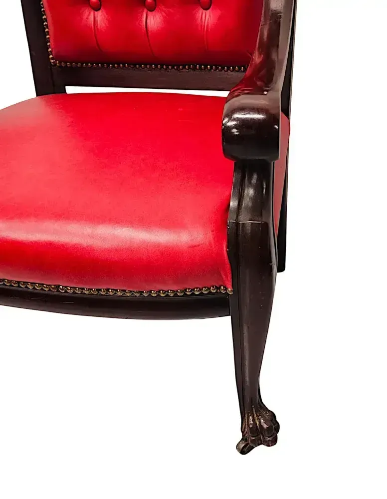 A Very Fine And Unusual Pair Of 19th Century Country House Ladies And Gentlemans Armchairs photo buy