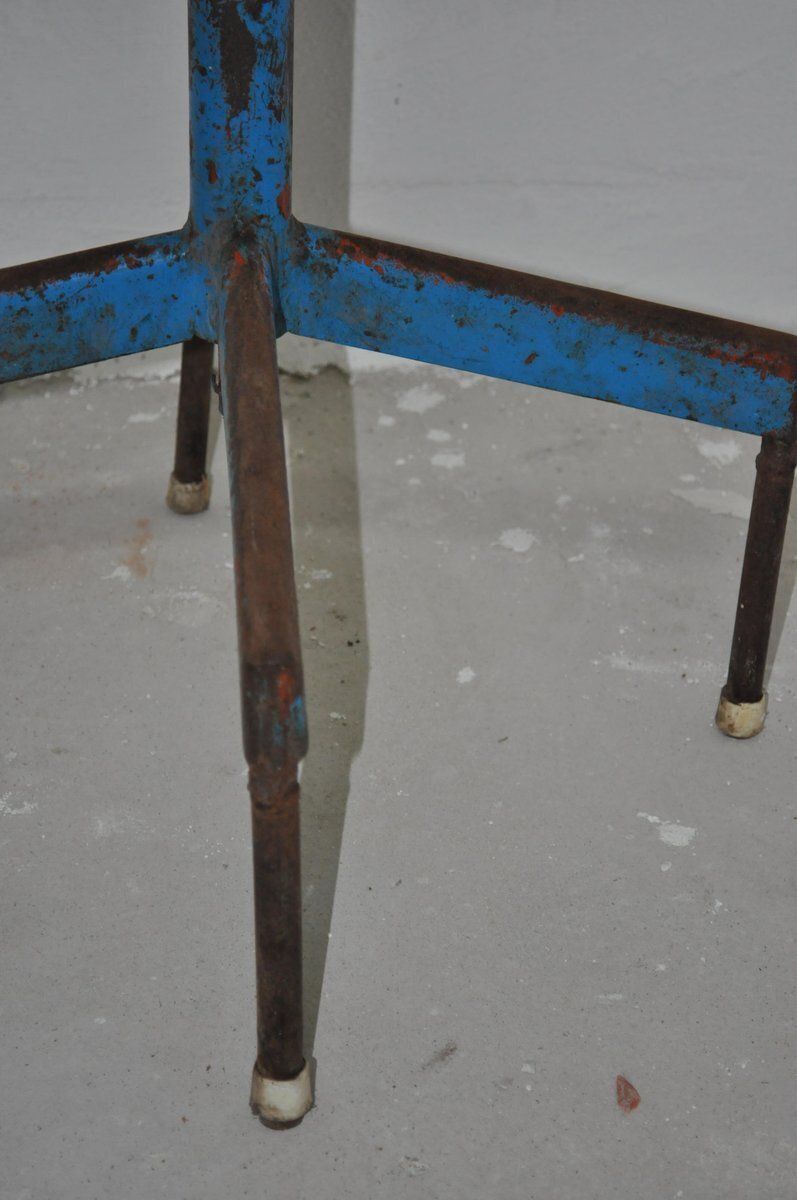 Mid Century Industrial Iron Chair, 1960s photo for sale