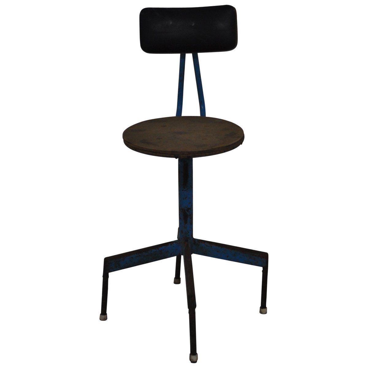 Mid Century Industrial Iron Chair, 1960s photo vinterior