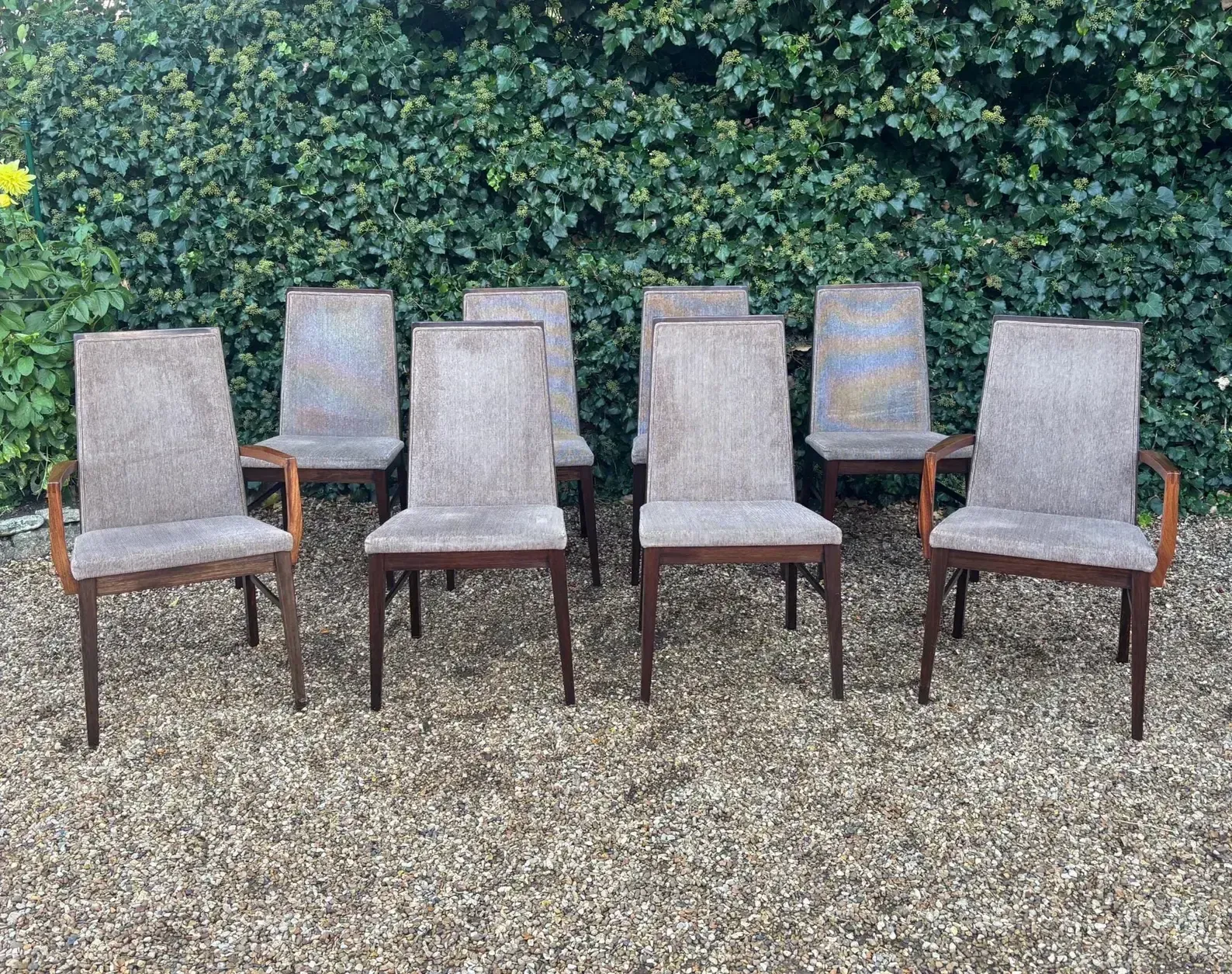 Mid Century Danish Rosewood Dining Chairs By Dyrlund photo furniture