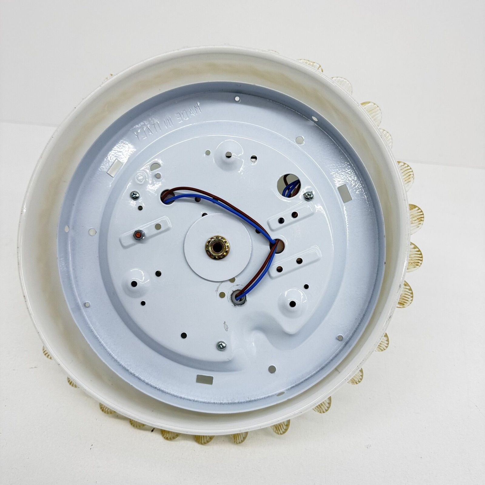 photo vinterior Mid Century Design Murano Glass Flush Mount / Ceiling Lamp , 1970s