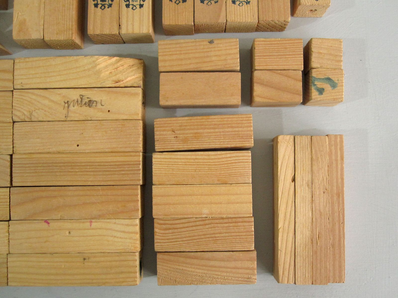 150.0 French Architecture Francaise Jeu De Construction Wood And Glass Building Blocks photo