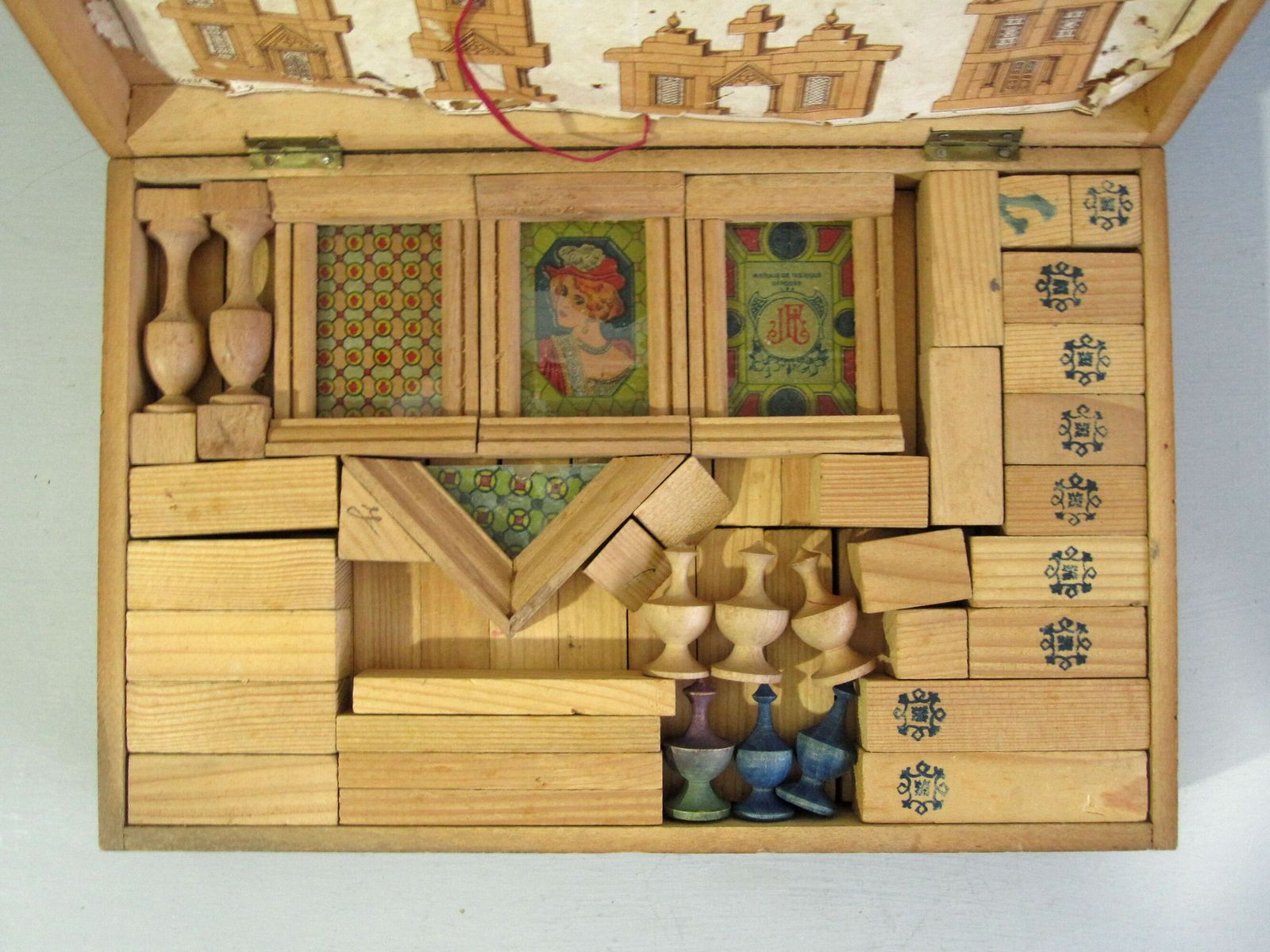 French Architecture Francaise Jeu De Construction Wood And Glass Building Blocks photo Home Decor
