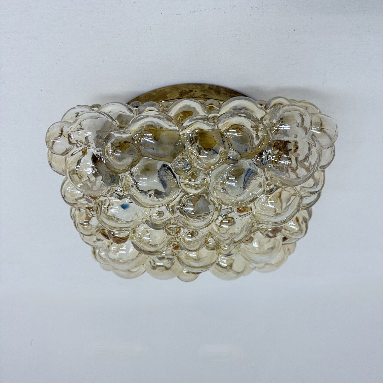 Helena Tynell Bubble Glass Flush Mount Ceiling Lamp, Jaren 1970, Duitsland photo for sale
