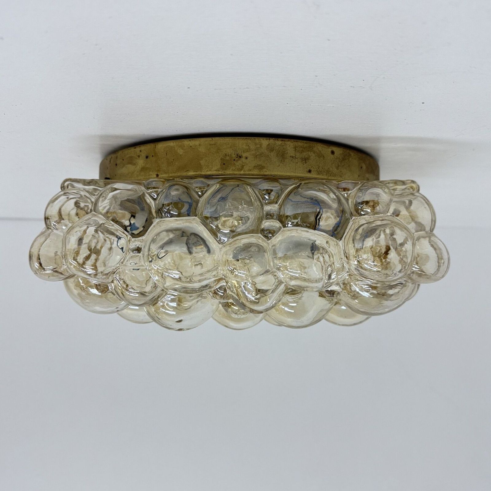 Helena Tynell Bubble Glass Flush Mount Ceiling Lamp, Jaren 1970, Duitsland photo 1345.0