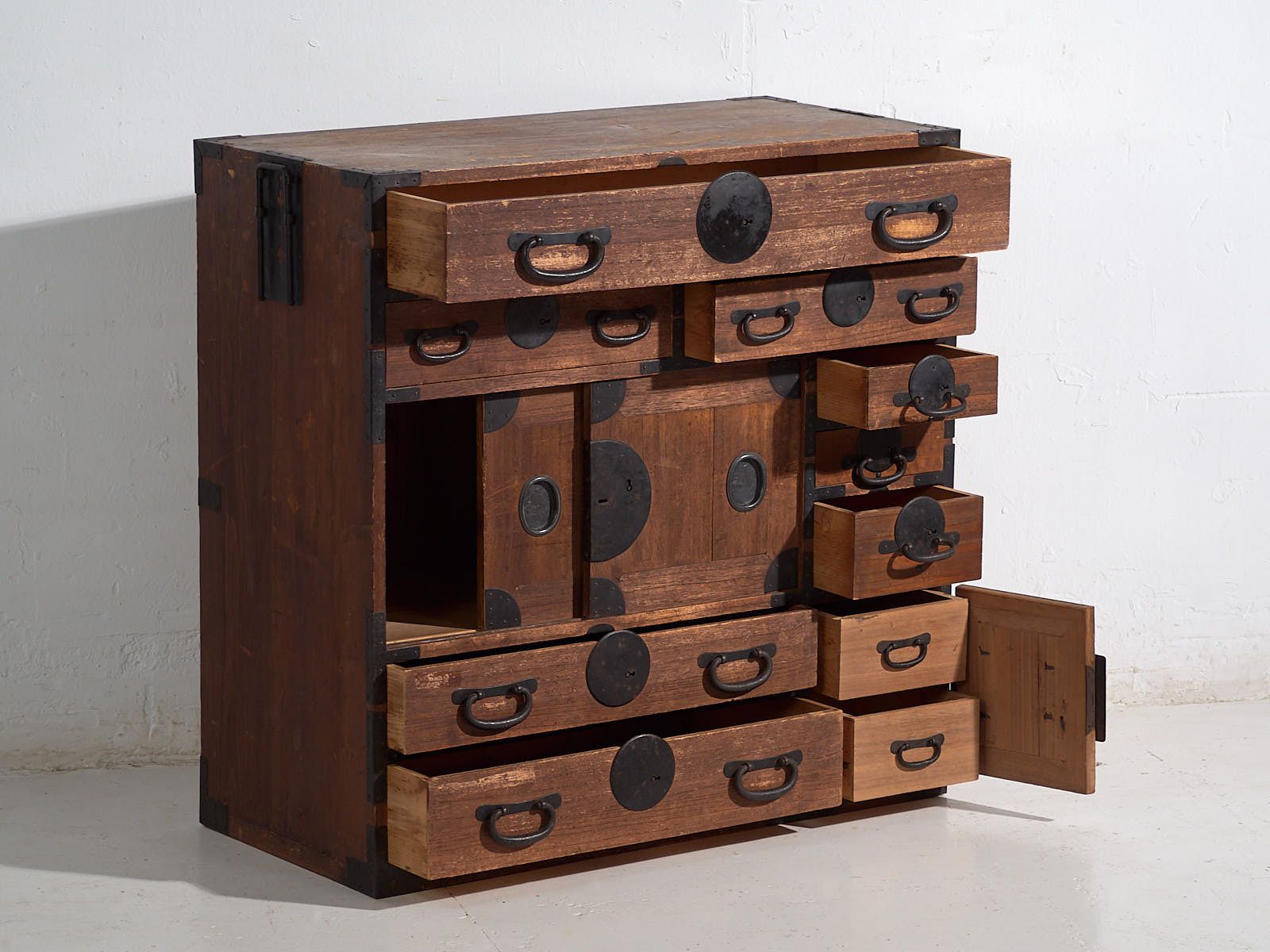 Antique Japanese Tansu – Meiji Period / Taishō (C.1868 1926) #52 photo Furniture
