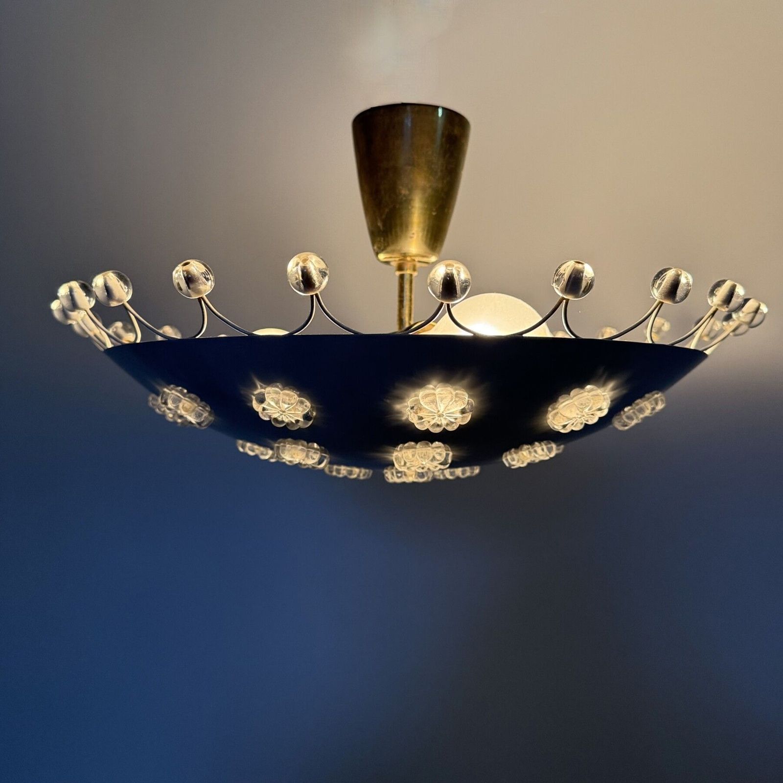Emil Stejnar Plafondlamp Voor Rupert Nikoll, Oostenrijk, Ca. Jaren 1950 photo furniture