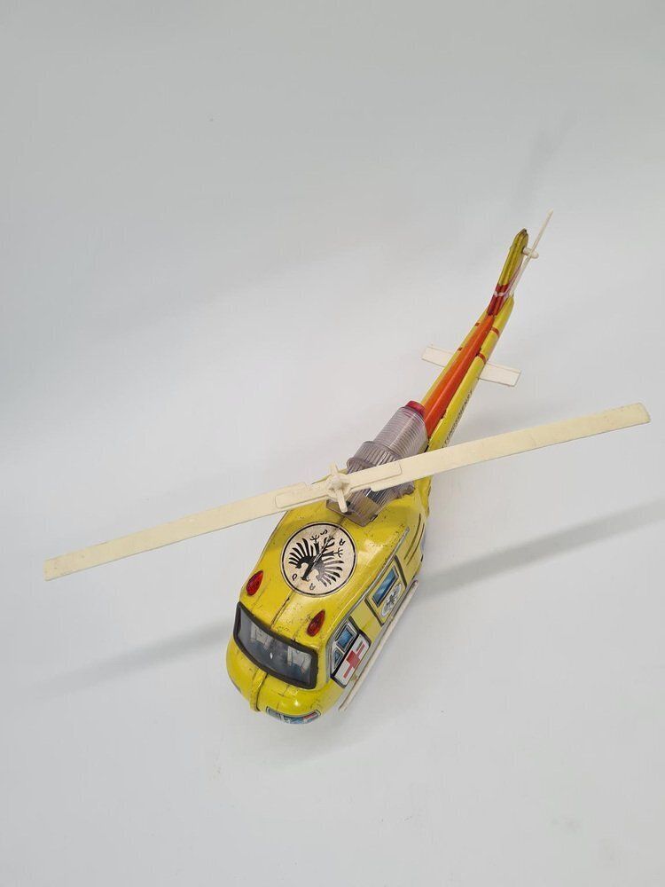 Metal Rescue Helicopter From Adac, 1960s photo Home Decor