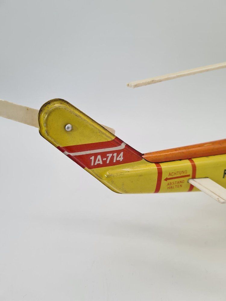 Metal Rescue Helicopter From Adac, 1960s photo vintage