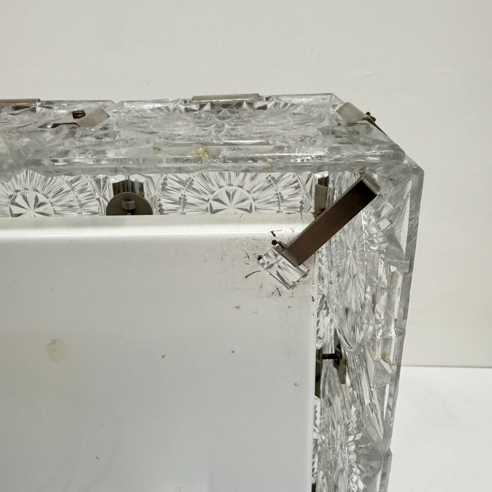 Mid Century Glazen Plafondlamp Van Kamenicky Senov, Jaren 1970 photo vinterior