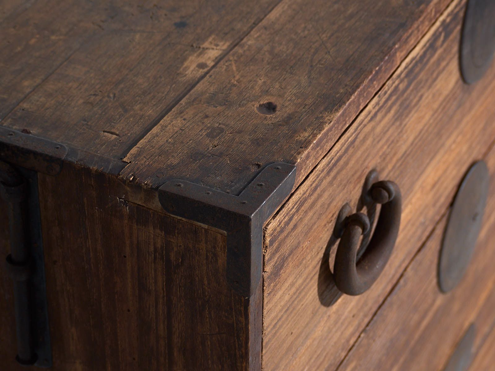 Antique Japanese Tansu Chest Of Drawers – Meiji / Taishō Period (C.1868 1926) #81 photo furniture