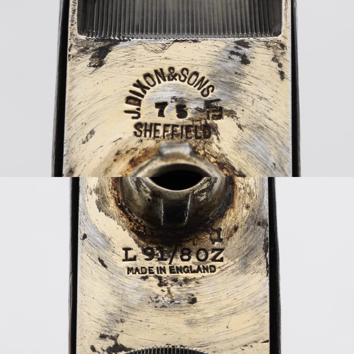 photo vintage 20thc Novelty Silver Plate & Leather Book Shaped Hip Flask By J Dixon & Sons