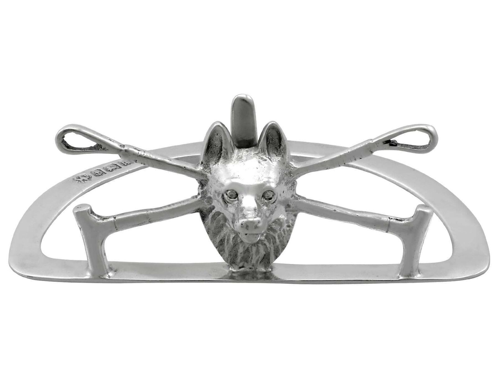 Edwardian Sterling Silver Menu / Card Holders photo Home Decor