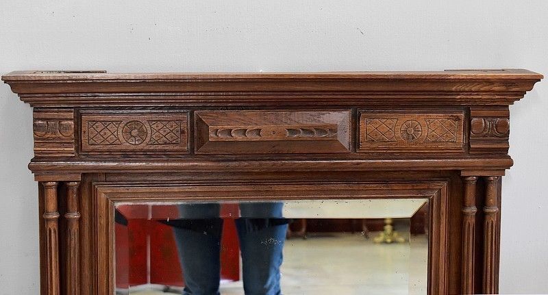 Rectangular Mirror Taste Renaissance, 20th Century photo furniture