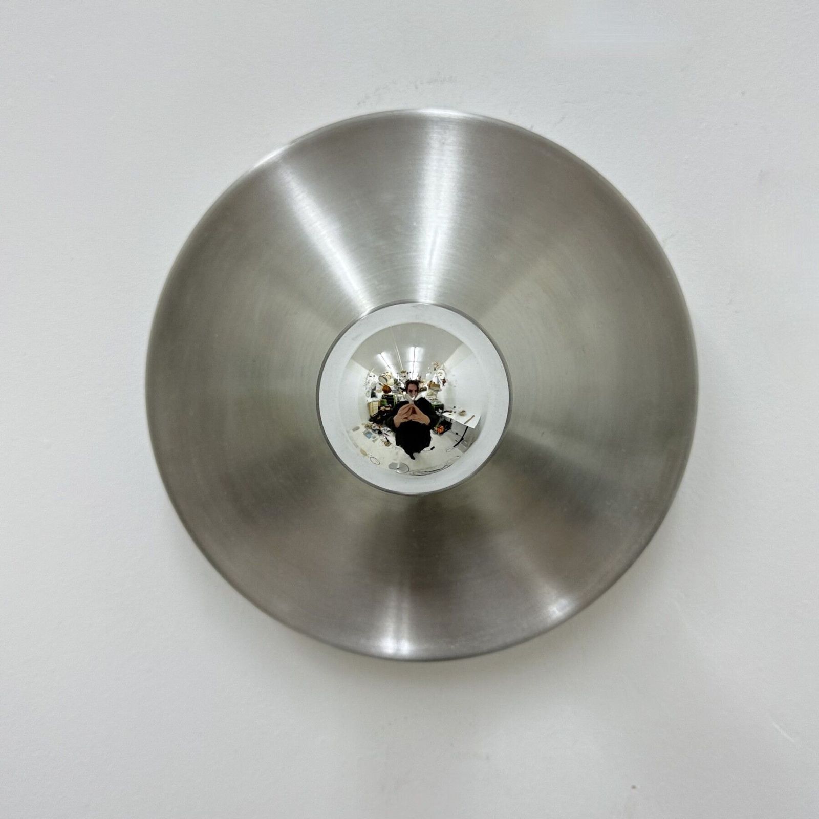 Mid Century Design Honsel Disc Lamp , 1970s Attributed To Charlotte Perriand For Les Arcs