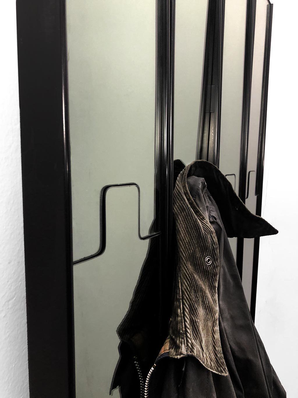 Luciano Bertoncini, Mirrored Coat Rack, "Gronda" By Elco, 1970s photo for sale