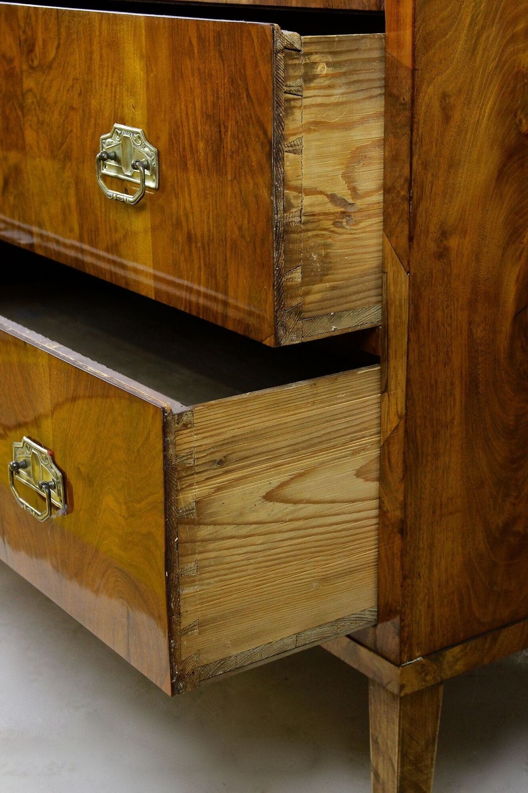 photo for sale 19th Century Biedermeier Nutwood Chest Of Drawers/ Secretaire Desk, At Ca. 1840