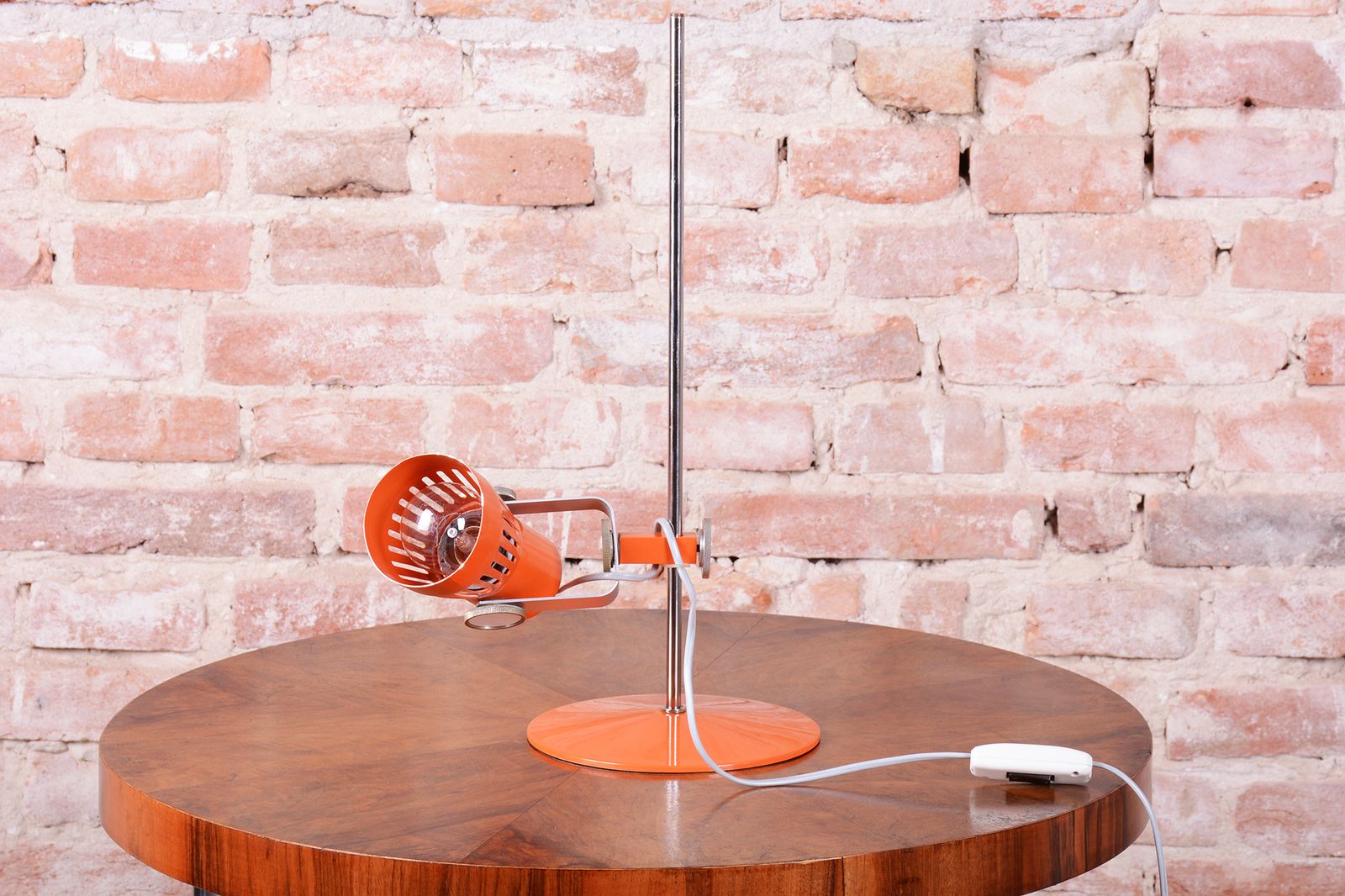Restored Mid Century Table Lamp, By P. Grus   Kamenický šenov, Czech, 1960s photo 300.0