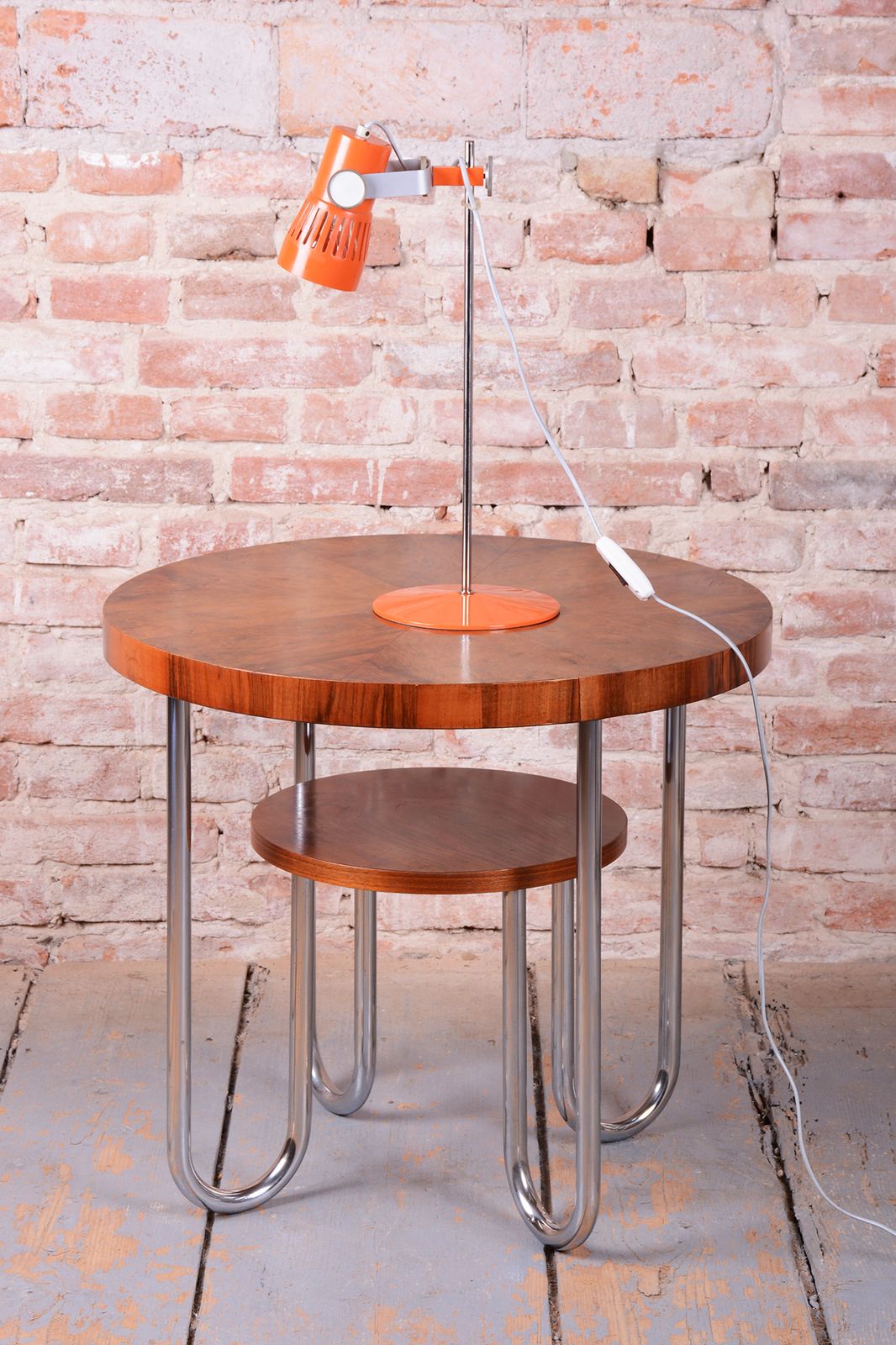 photo for sale Restored Mid Century Table Lamp, By P. Grus   Kamenický šenov, Czech, 1960s