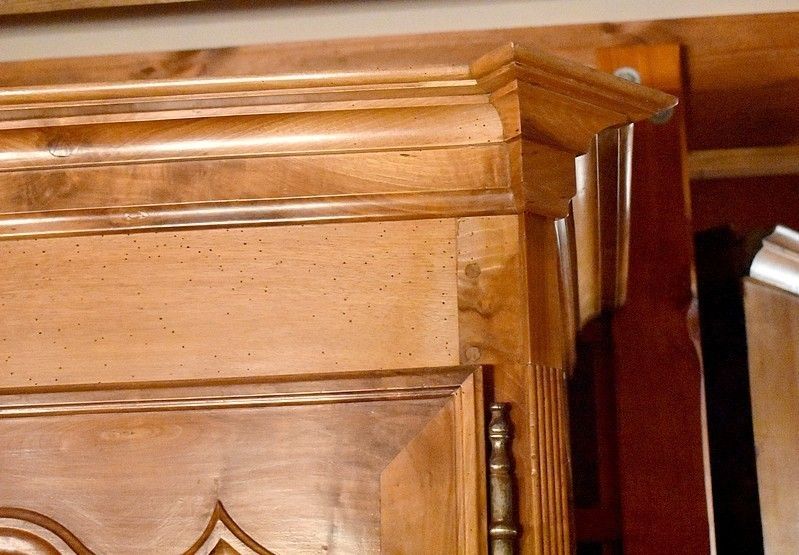 Louis XV Cabinet In Blond Walnut, 19th Century photo Furniture