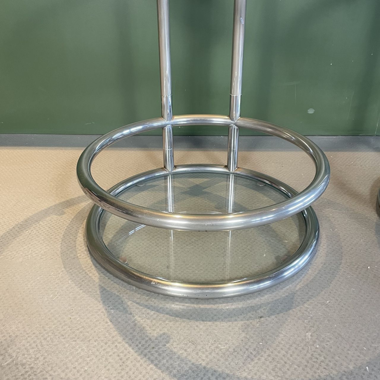 Pair Of 1970s Glass And Chrome Coffee Tables photo 701.0