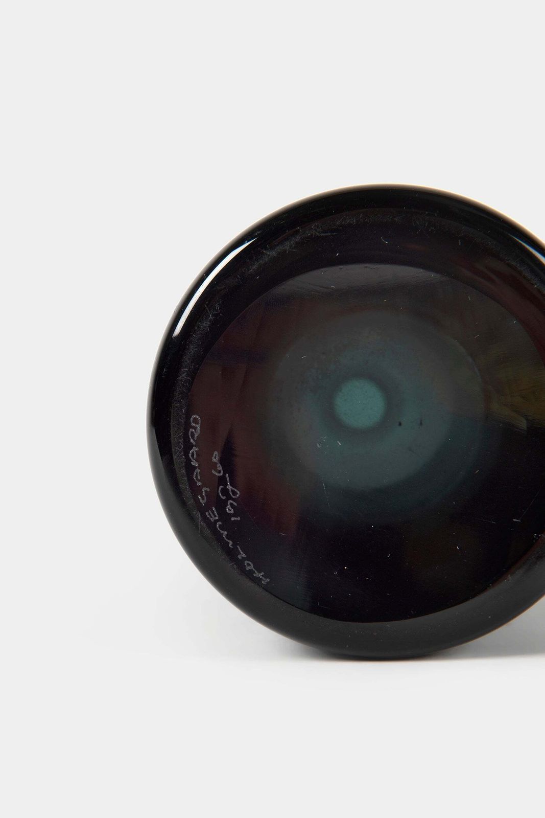 photo furniture Per Lütken, Holmegaard, Chimney Glass Vase, Denmark, 60s
