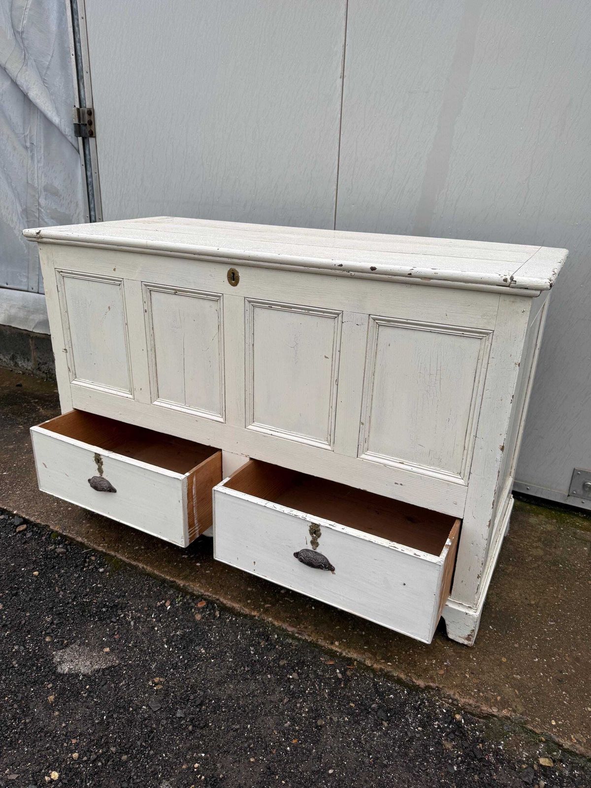 Drawers/Box   Large Victorian Mule Chest, Storage With Drawers photo buy