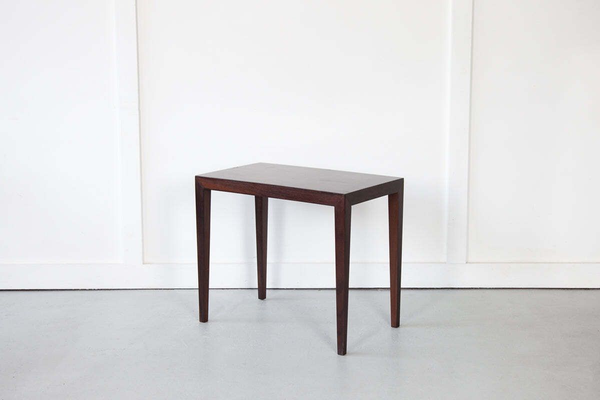 Side Table By Severin Hansen, Mahogany, Danish photo for sale