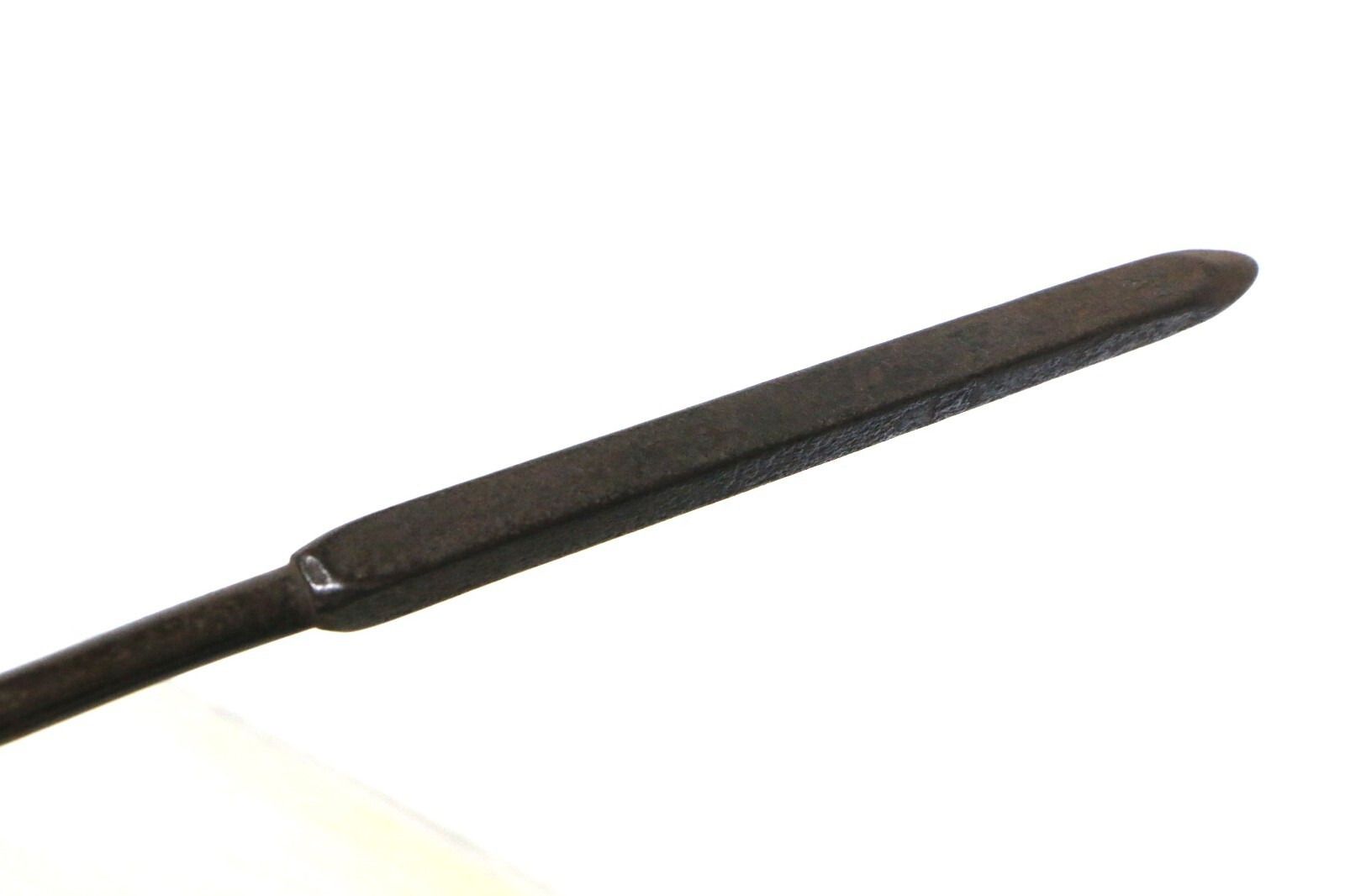 photo furniture Antique Fire Tools Victorian English Very Long Wrought Iron Brass Poker & Shovel