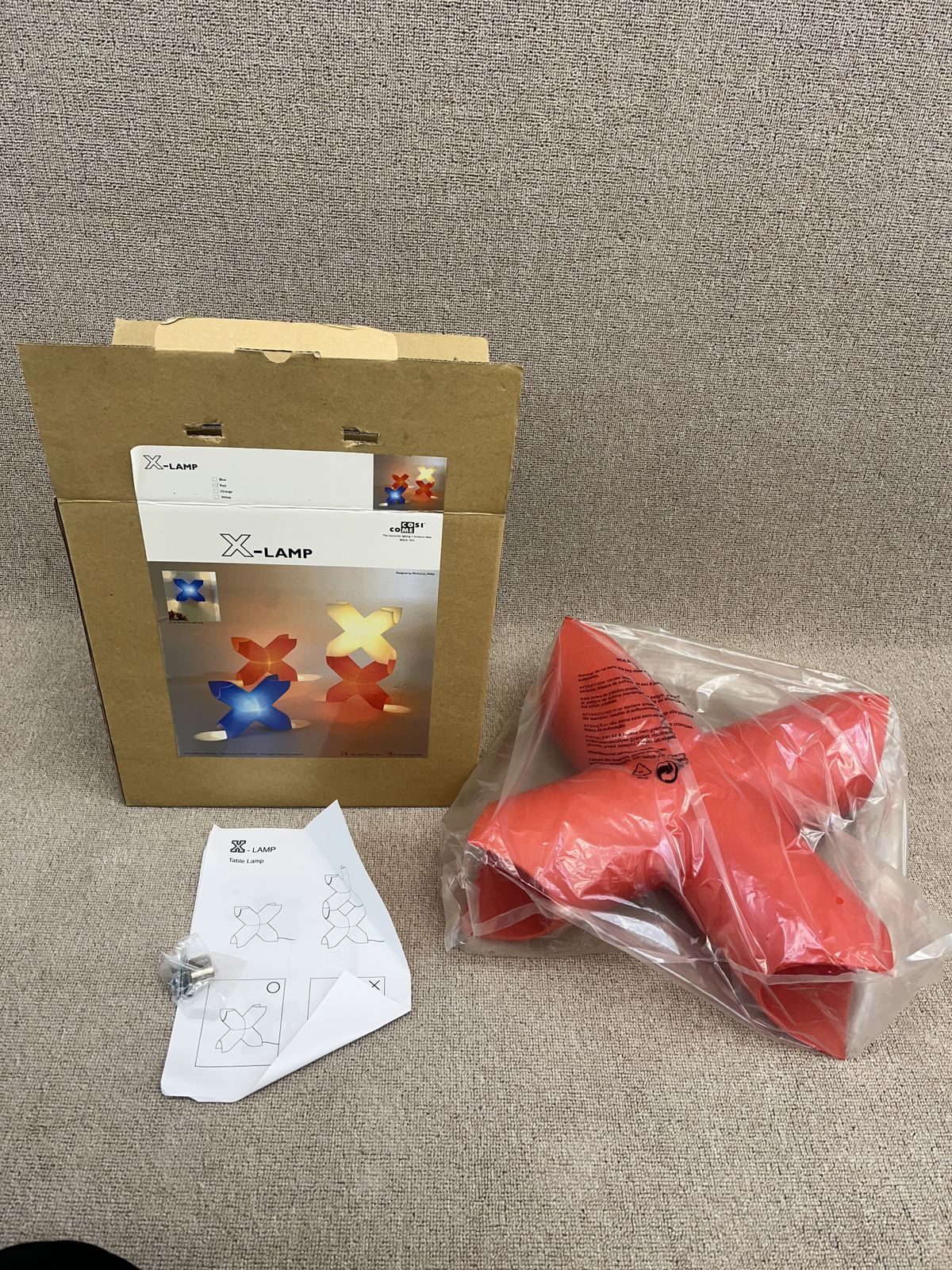photo furniture Brand New Cosi Come X Lamp  Protocol Paris Design Set Of 2 , Design 1990s
