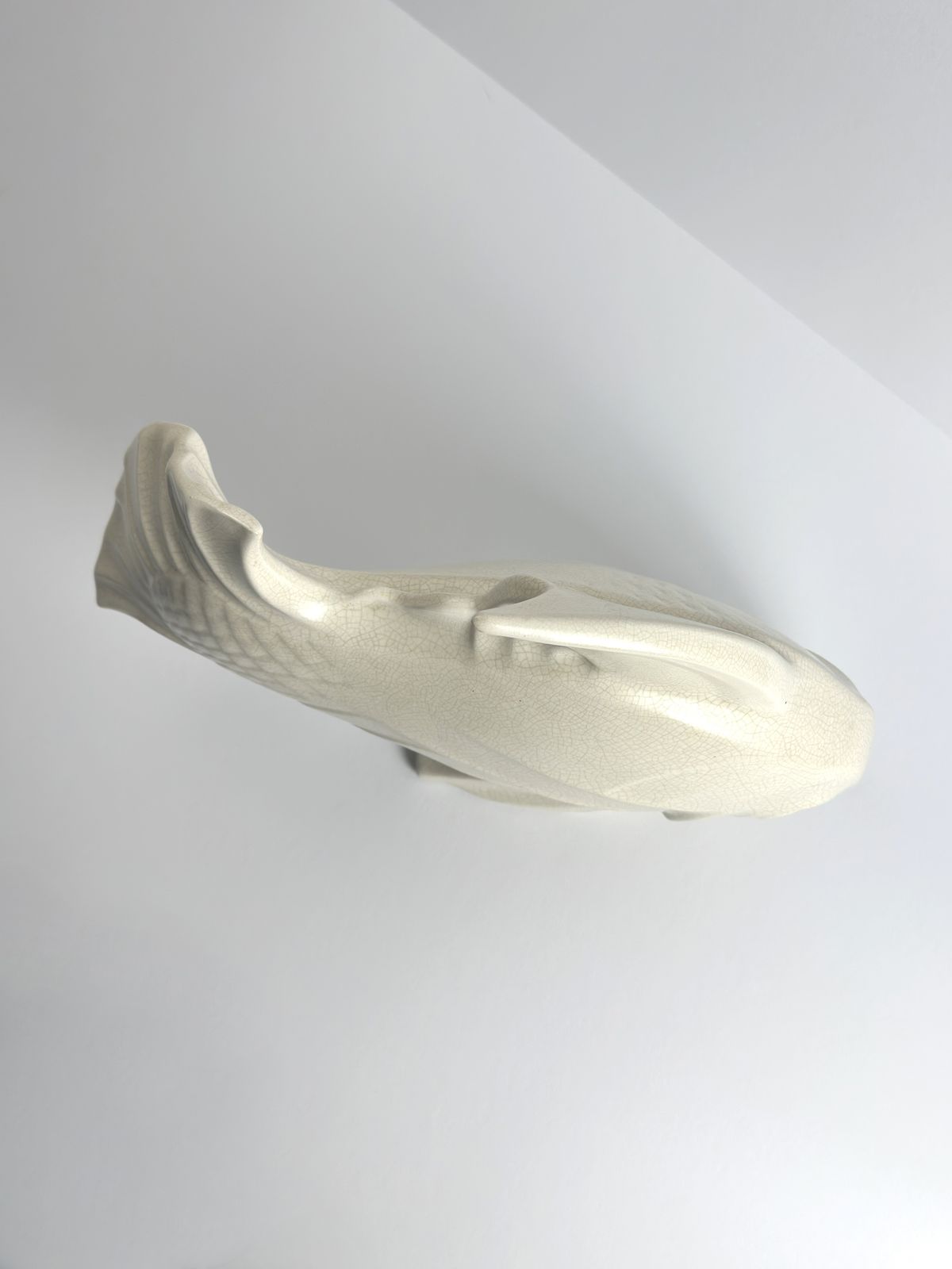 Art Art Deco Ceramic Koi Fish By Lejan, France, 1930s photo