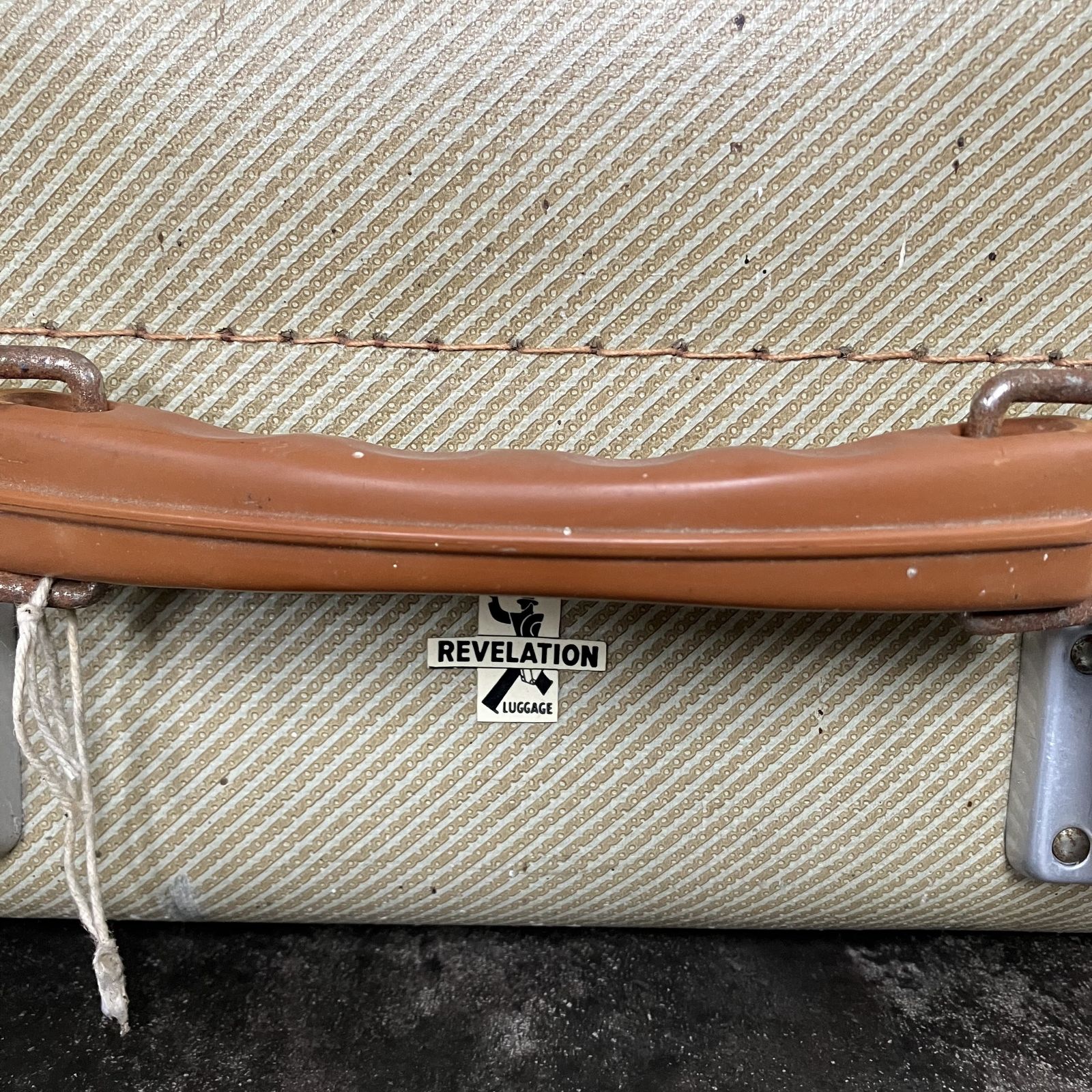 Collection Of Old Luggage To Include Revelation Suitcase, Brown Leather And Blue Leather Suitcases; Shop Display, Props photo buy