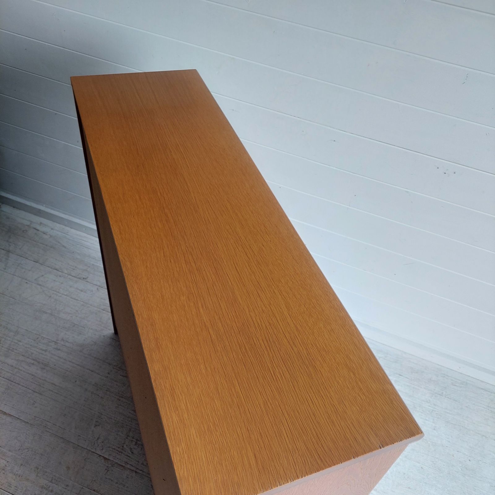 Mid Century Teak Bookcase Danish Gplan Style  70s Open Adjustable Shelving Unit photo vintage