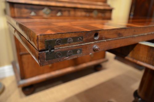 photo vinterior 19th Century Regency Goncalo Alves Card Games Table In The Manner Of Gillows.