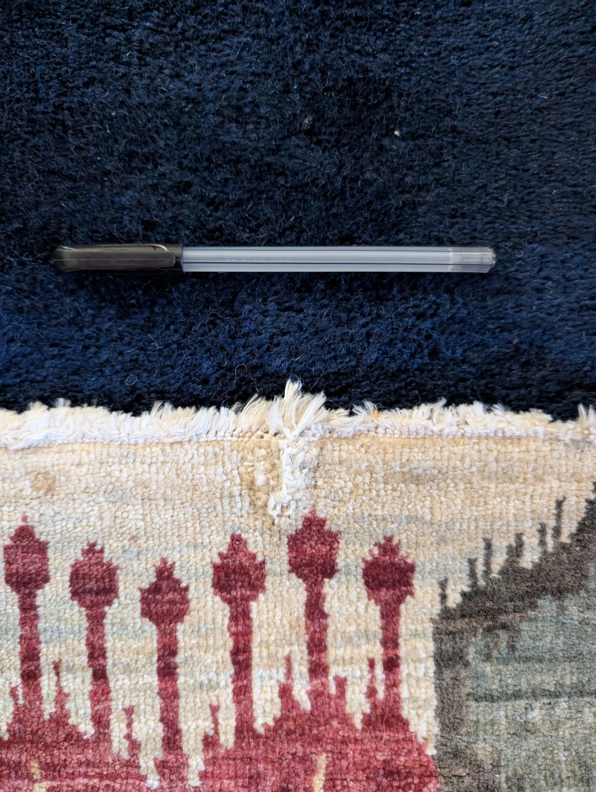 Luke Irwin Ikat 7 Hand Knotted Custom Rug (5.35x1.83m) £16.8k Rrp photo 3700.0