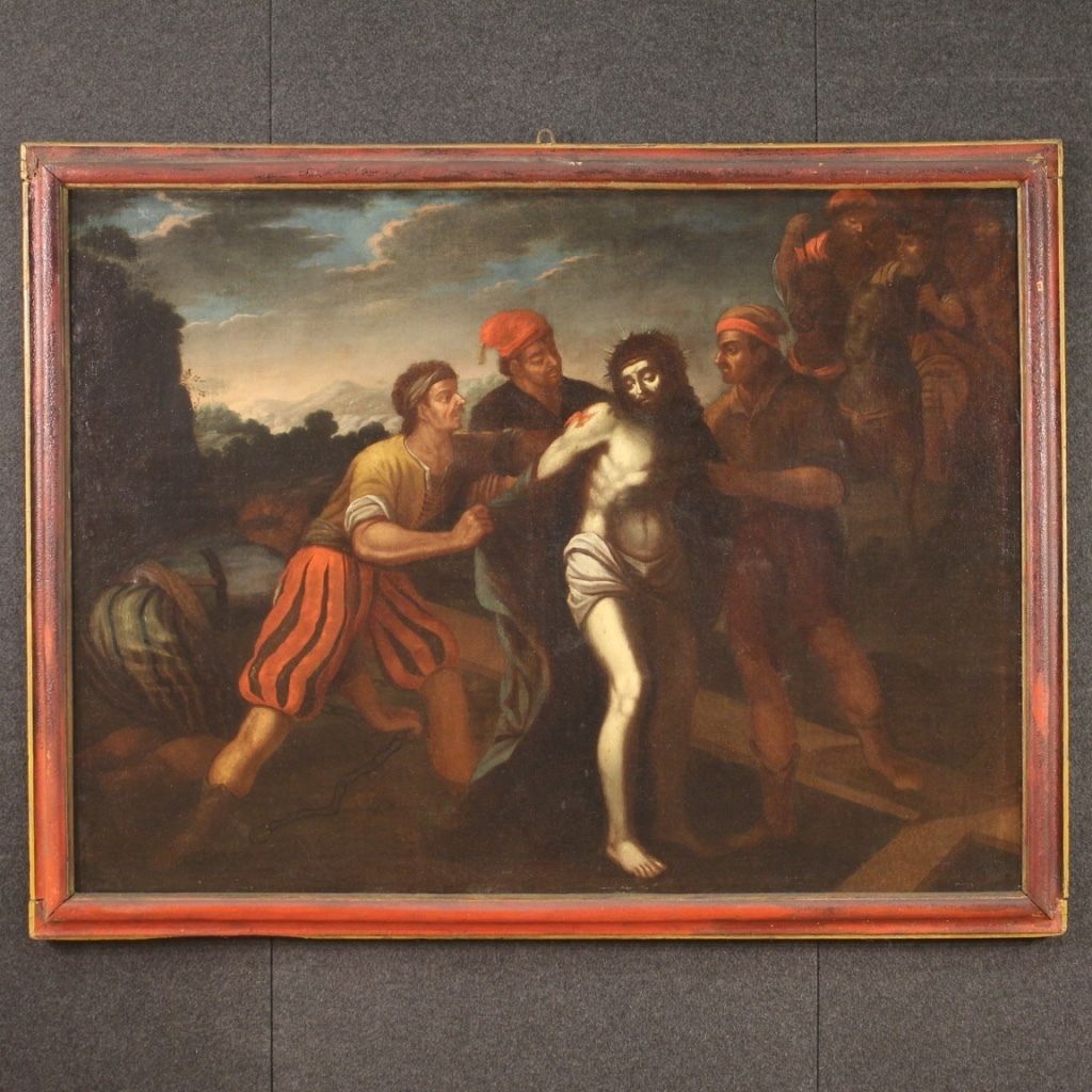 Italian Painting Passion Of Christ From The 17th Century