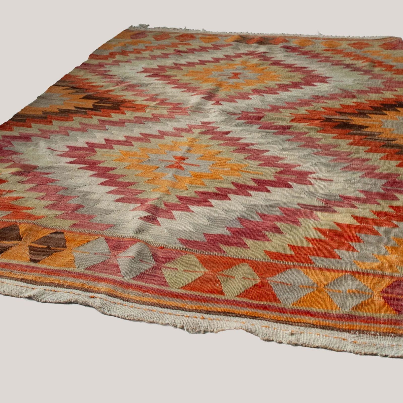 Geometrisch Anatolisch Kilimtextiel photo 377.0