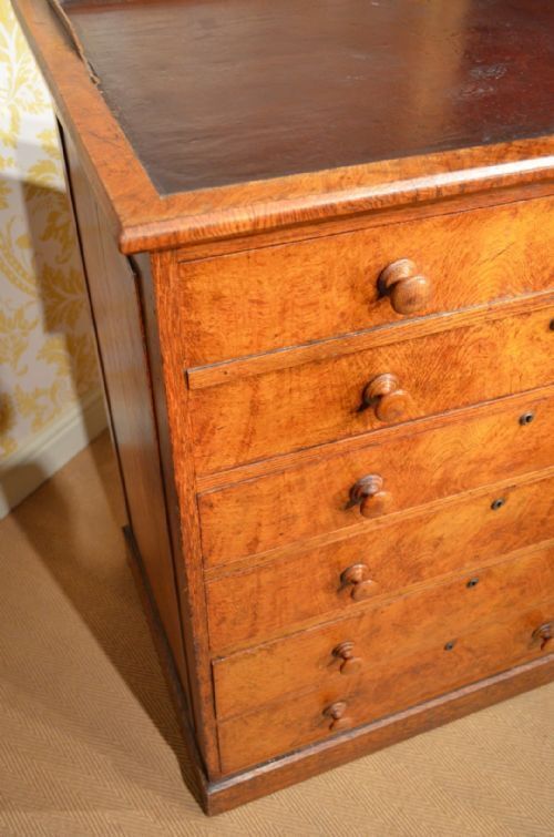 Wonderful Early 19th Century Pollard Oak Secretaire Chest With Fabulous Colour photo for sale