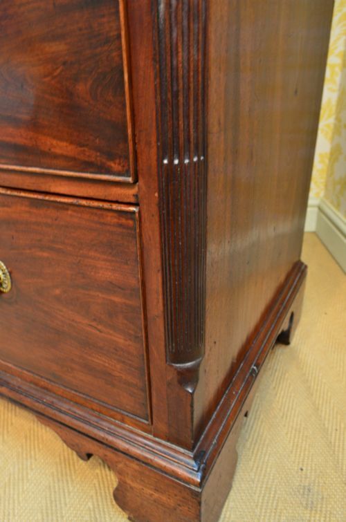 photo for sale Beautiful George III Mahogany Chest On Chest