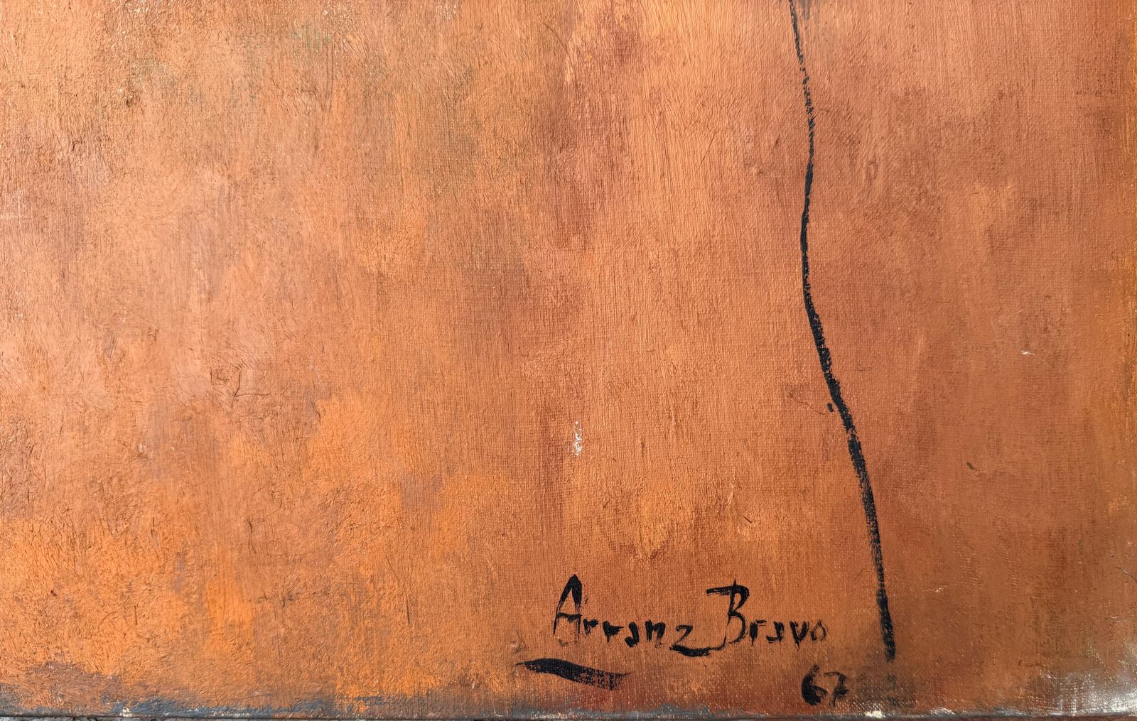 Eduardo Arranz Bravo Woman Man's Head Two Pears And Orange Background Abstract Surrealism 1967 Oil 1967 photo furniture