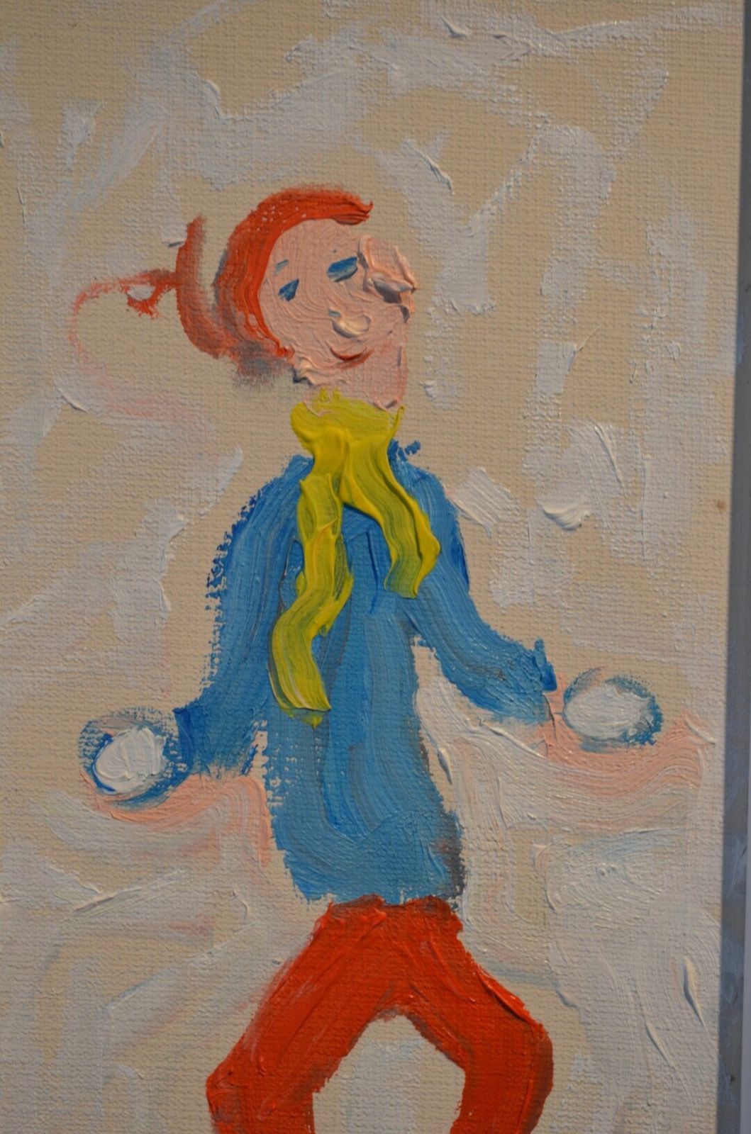 Simeon Stafford '' Get Ready '' Oil On Board. photo furniture
