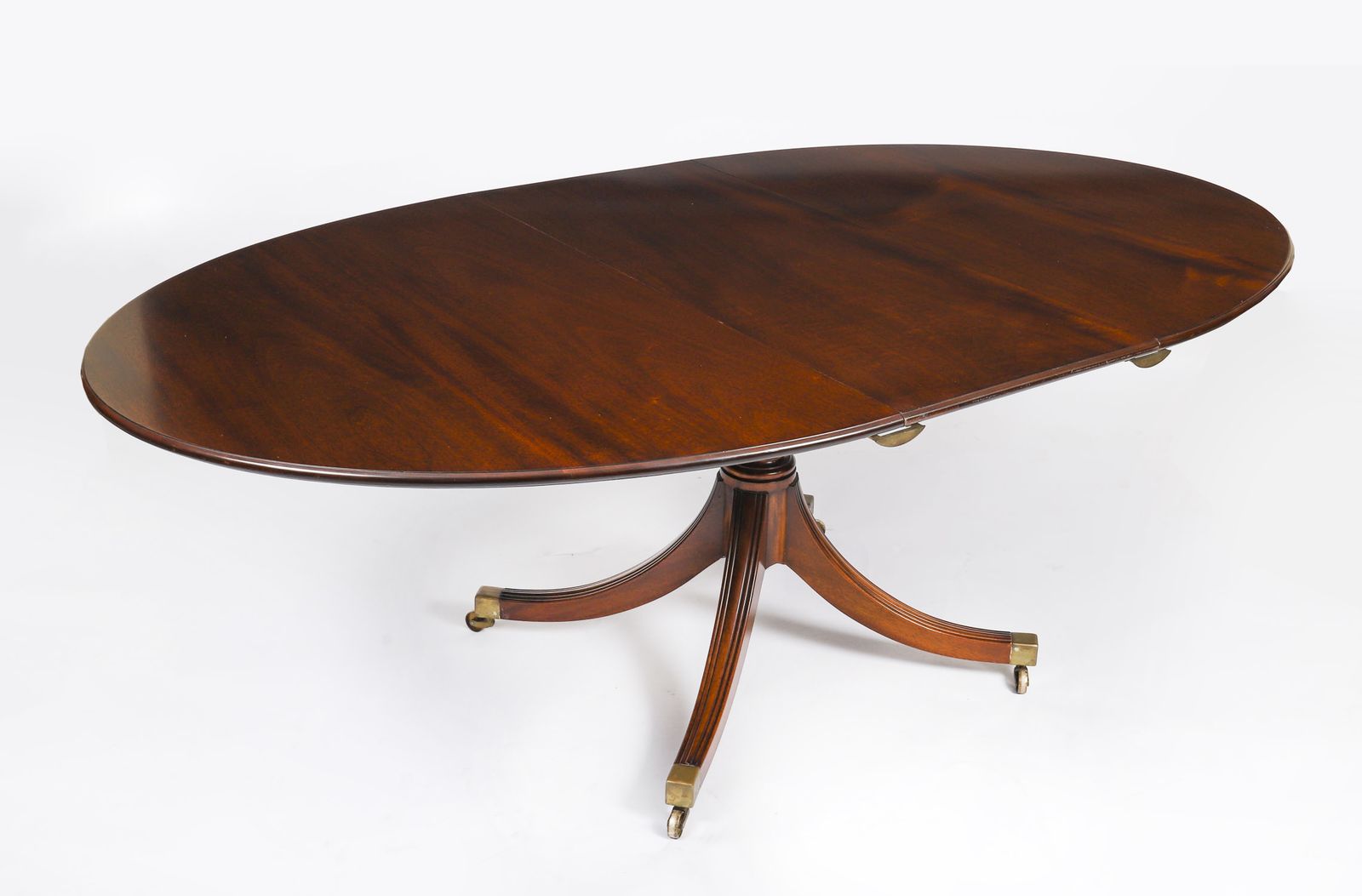 William Tillman Oval Regency Revival Dining Table Set 20th C photo for sale
