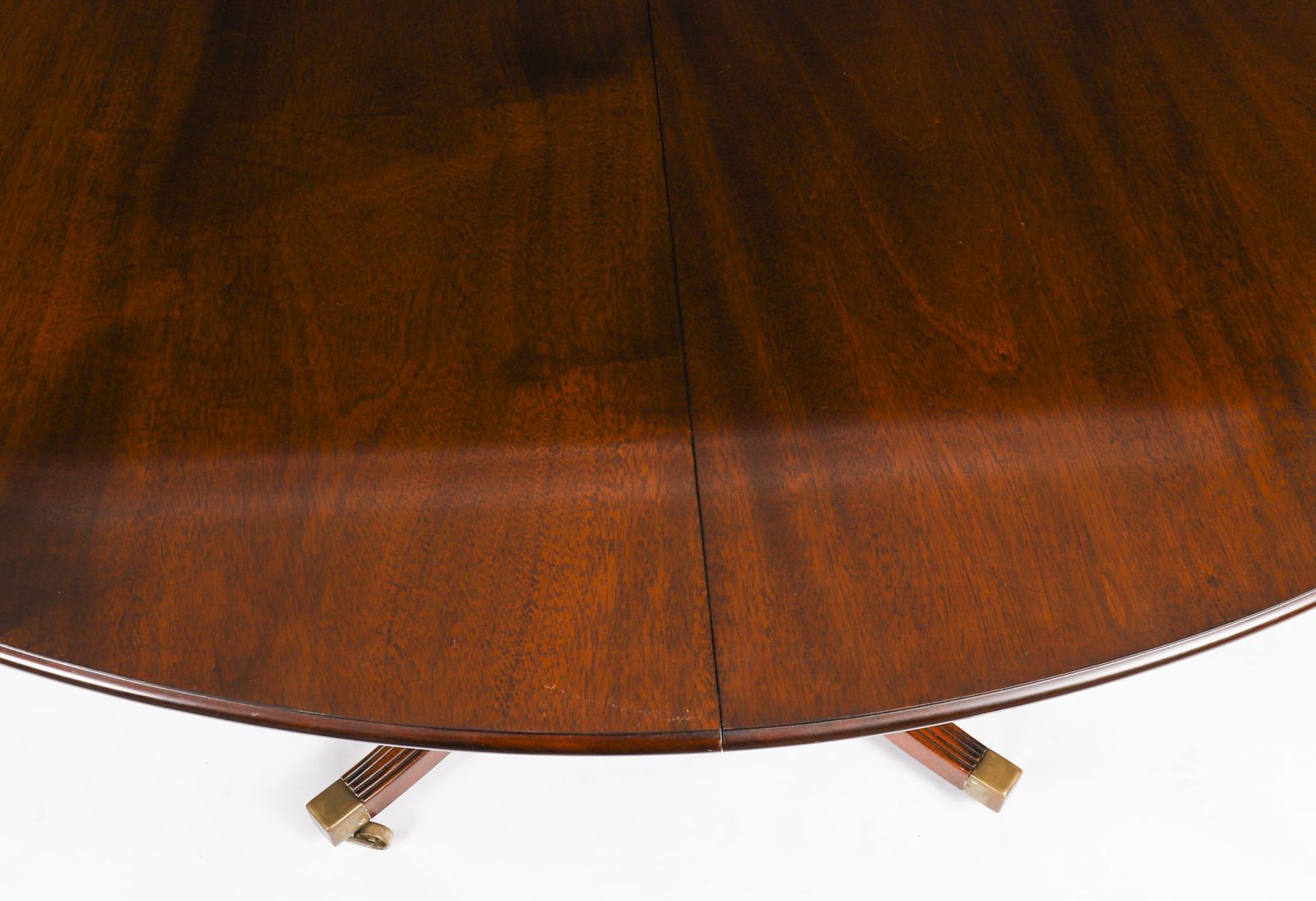 Furniture William Tillman Oval Regency Revival Dining Table Set 20th C photo