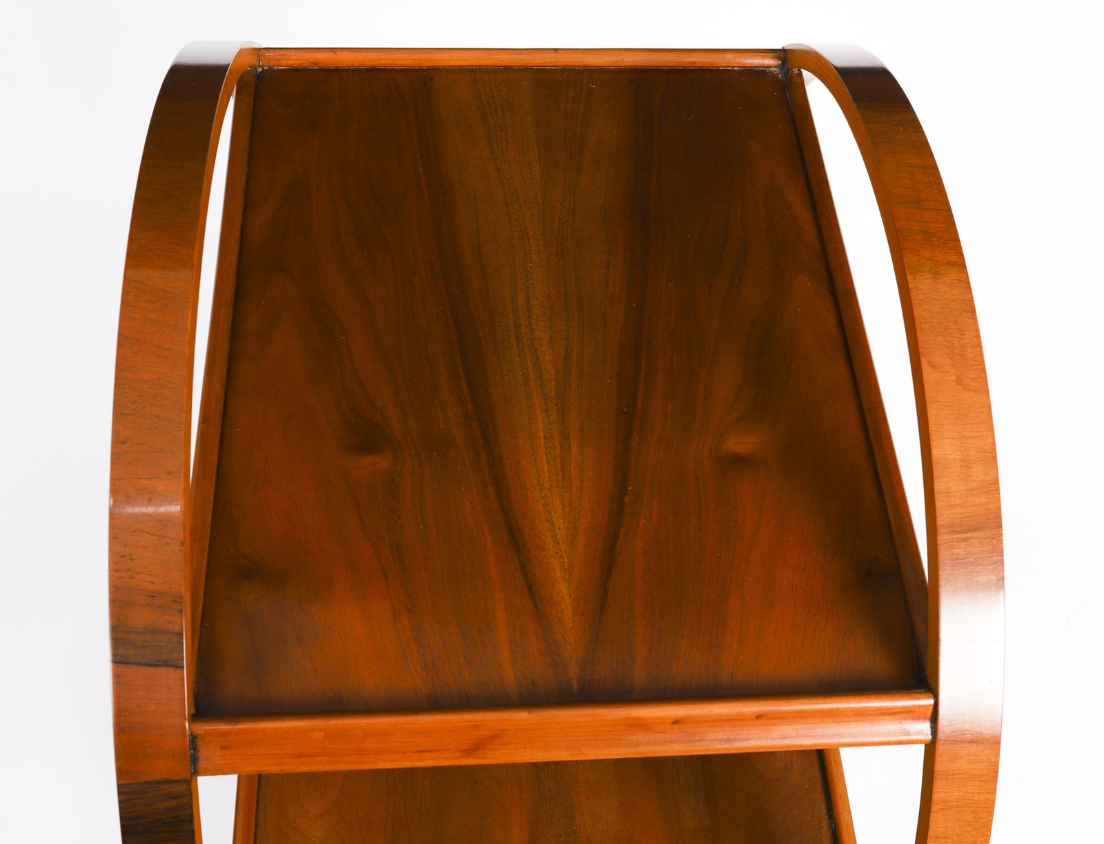 Art Deco  Figured Walnut Serving Trolley C.1920 20th C photo buy