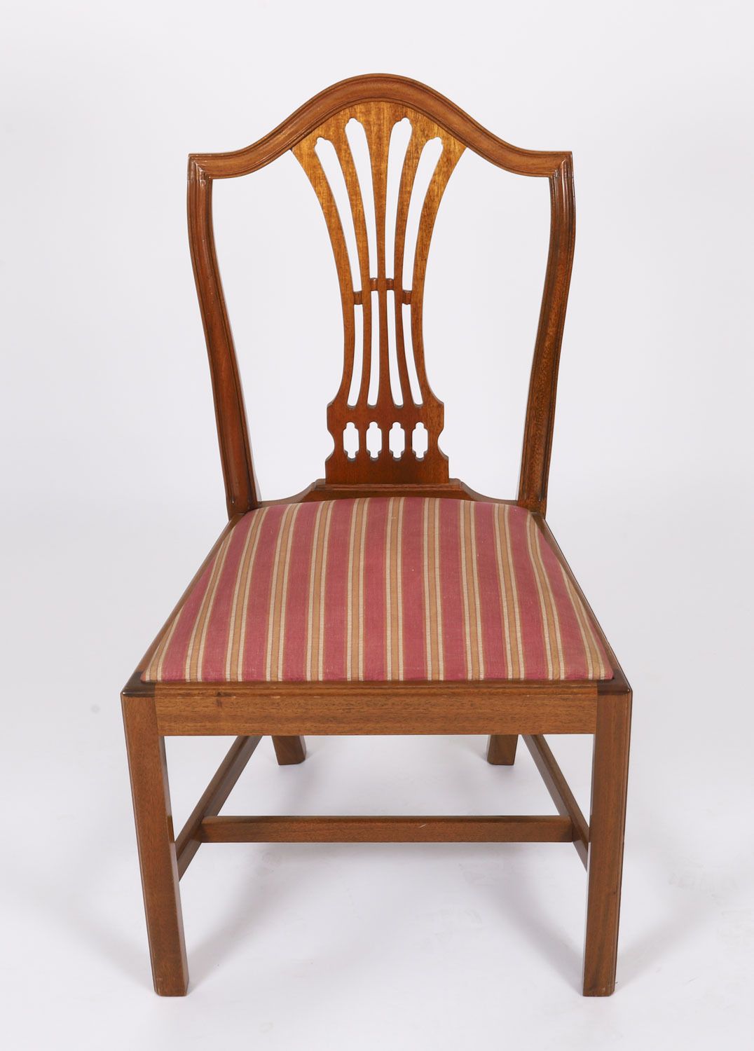 Vintage Set Of Six Shield Back Mahogany Dining Chairs By William Tillman 20th C photo Furniture
